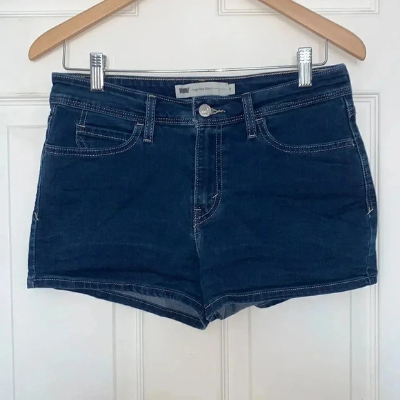 Levi’s High Rise Denim Shorts - Picture 1 of 4